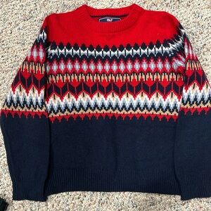 Vineyard Vines Boys size 6 Fair Isle Sweater - EUC